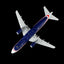 SQ Wings L2236FD 1:200 US Airways A320 N106US "Flaps Down"