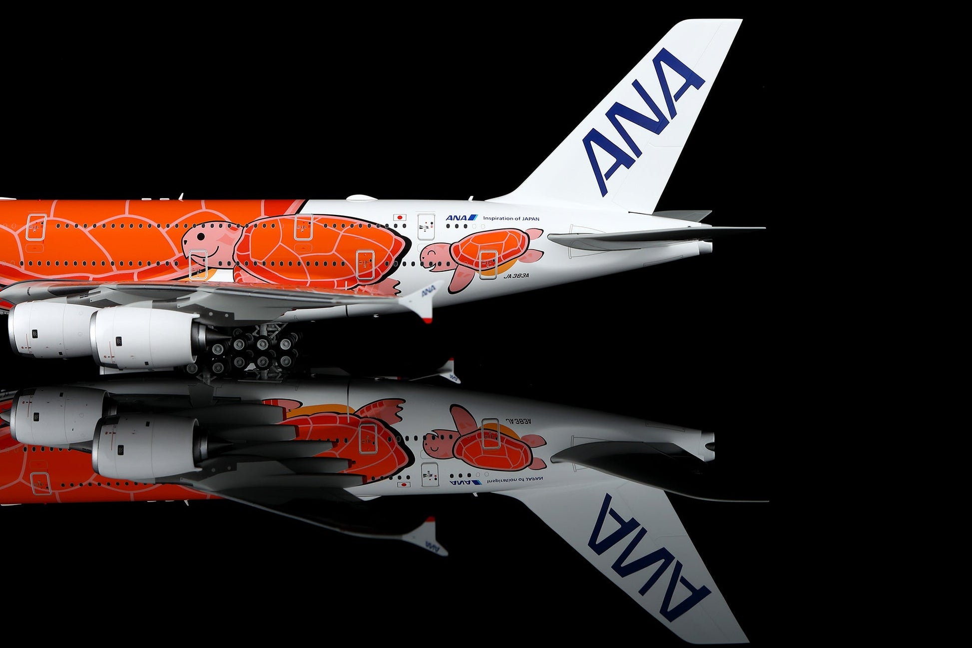 SQ Wings L2267FD 1:200 ANA A380 JA383A "Flaps Down"