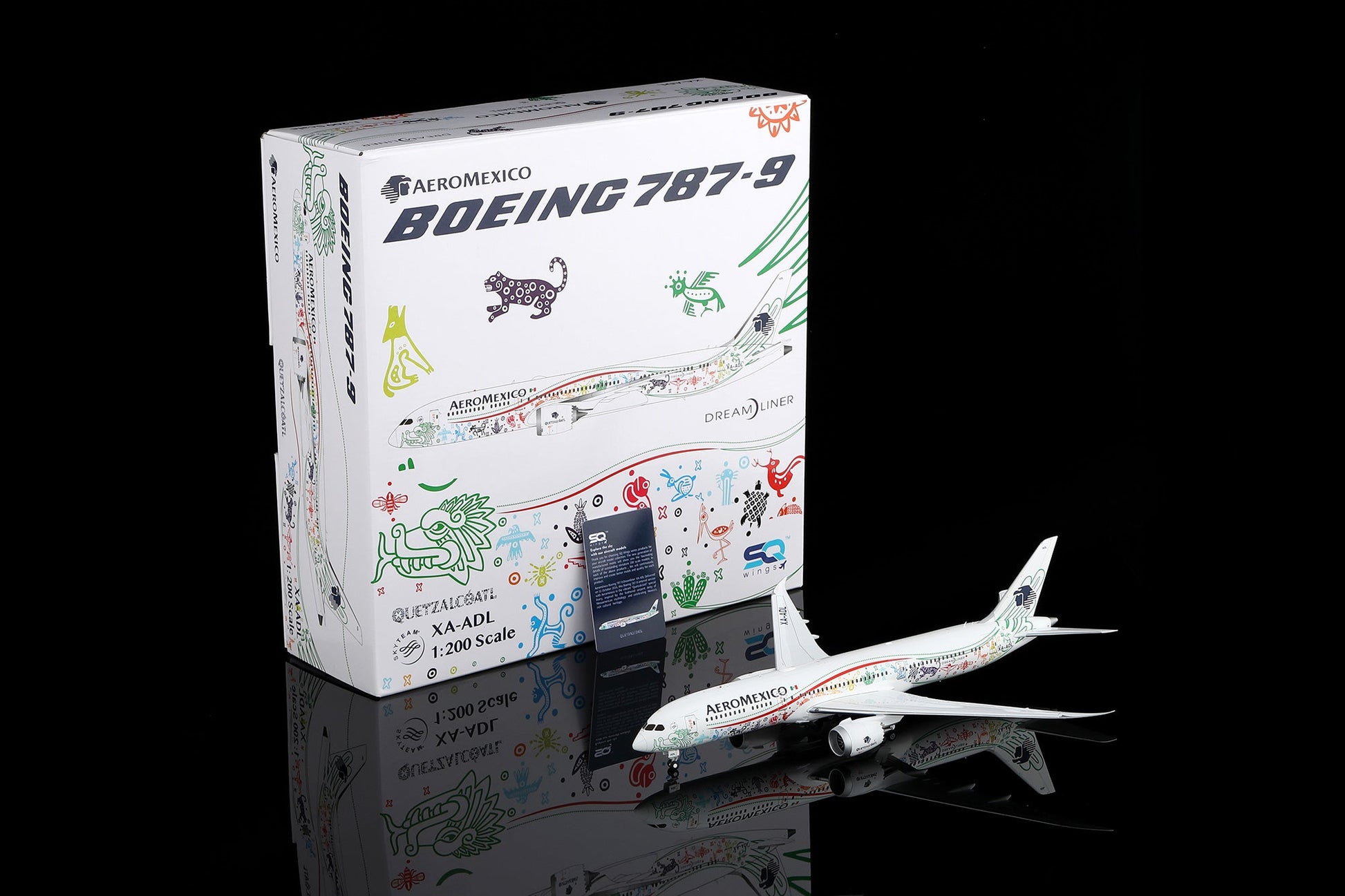 SQ Wings L2273 1:200 Aeroméxico B787-9 XA-ADL "Quetzalcóatl Livery"
