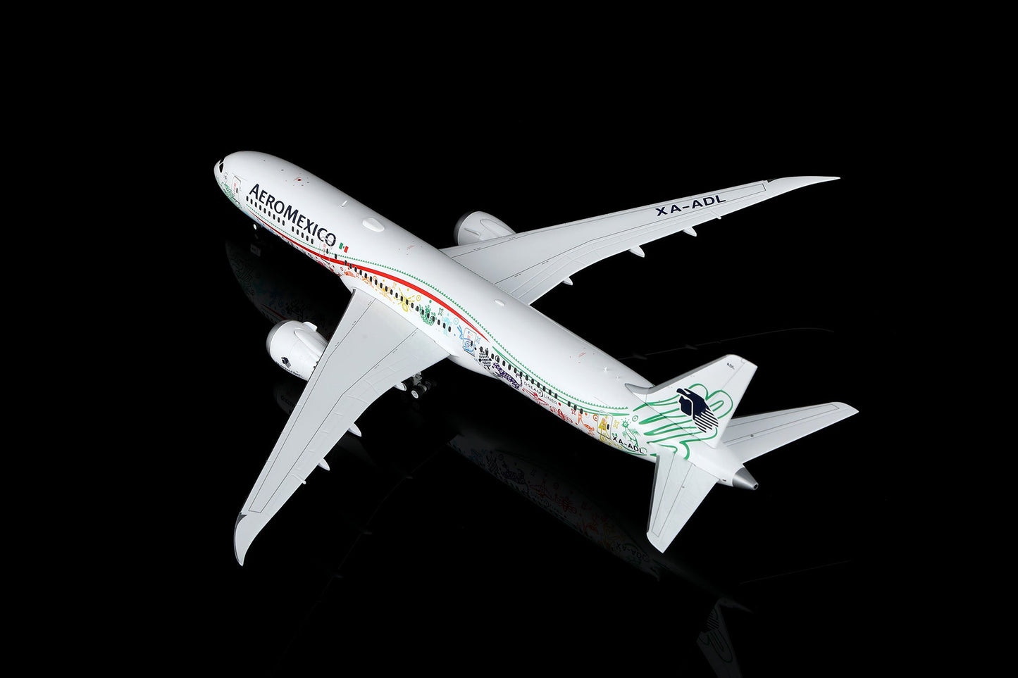 SQ Wings L2273 1:200 Aeroméxico B787-9 XA-ADL "Quetzalcóatl Livery"