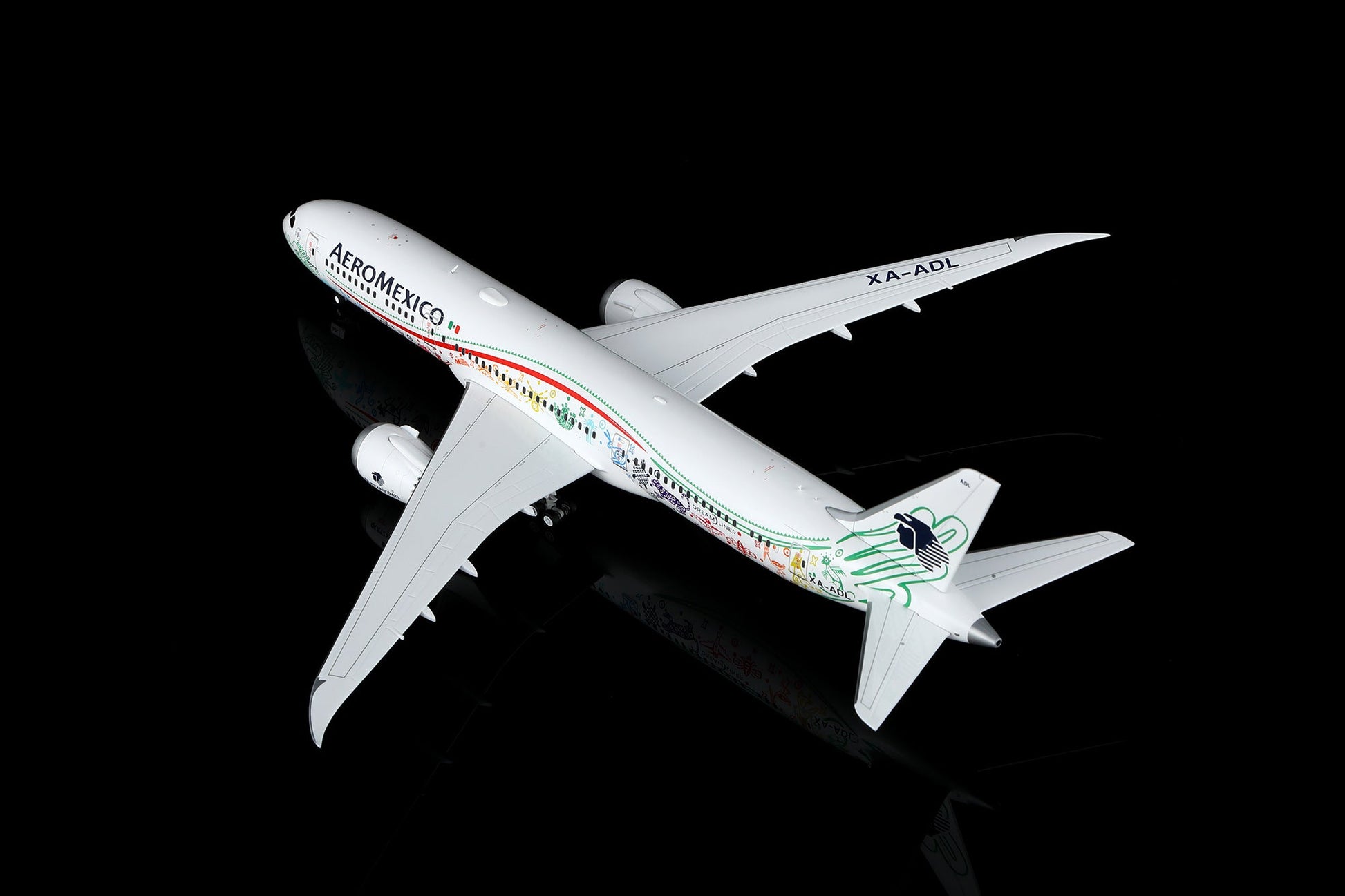 SQ Wings L2273 1:200 Aeroméxico B787-9 XA-ADL "Quetzalcóatl Livery"