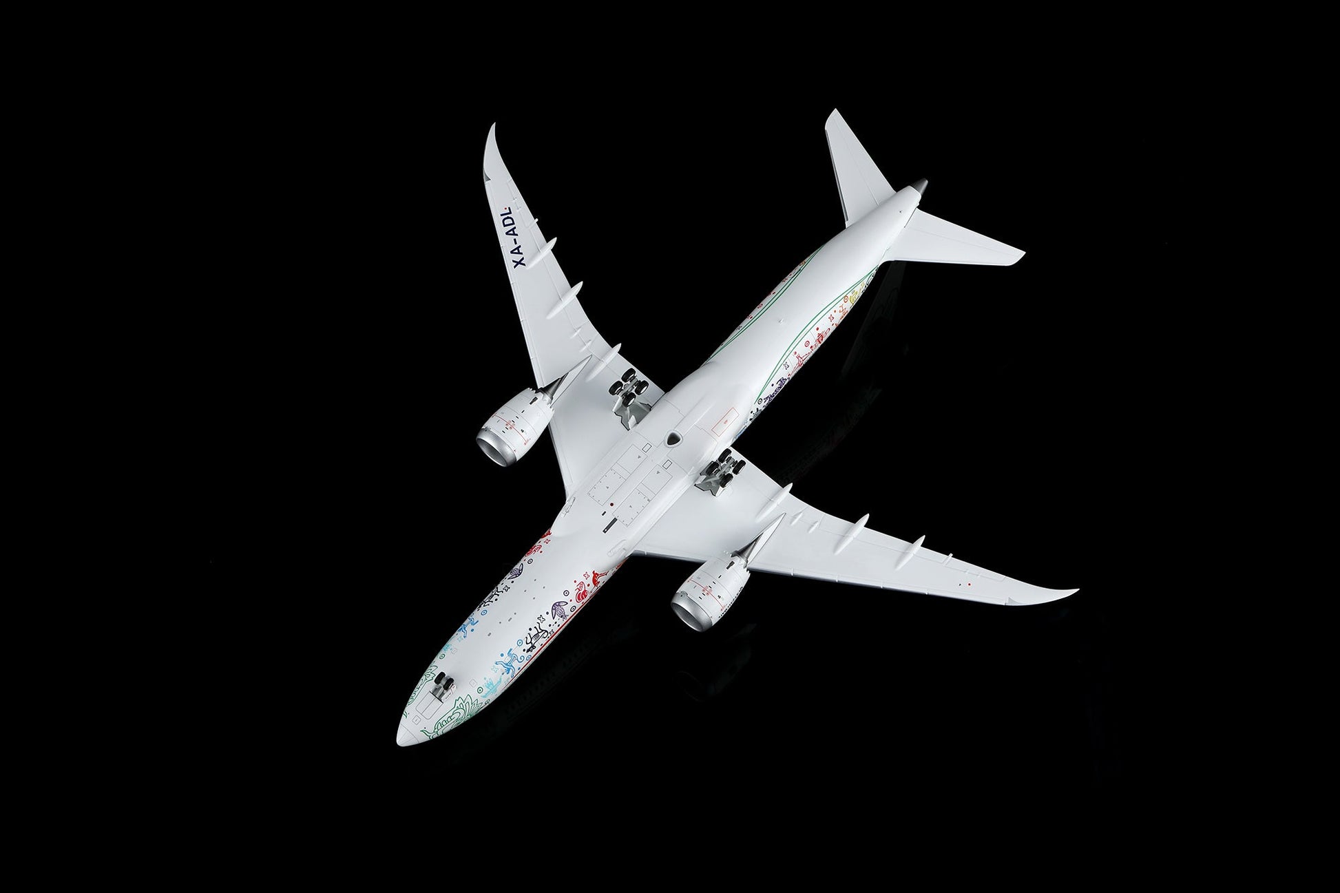 SQ Wings L2273 1:200 Aeroméxico B787-9 XA-ADL "Quetzalcóatl Livery"