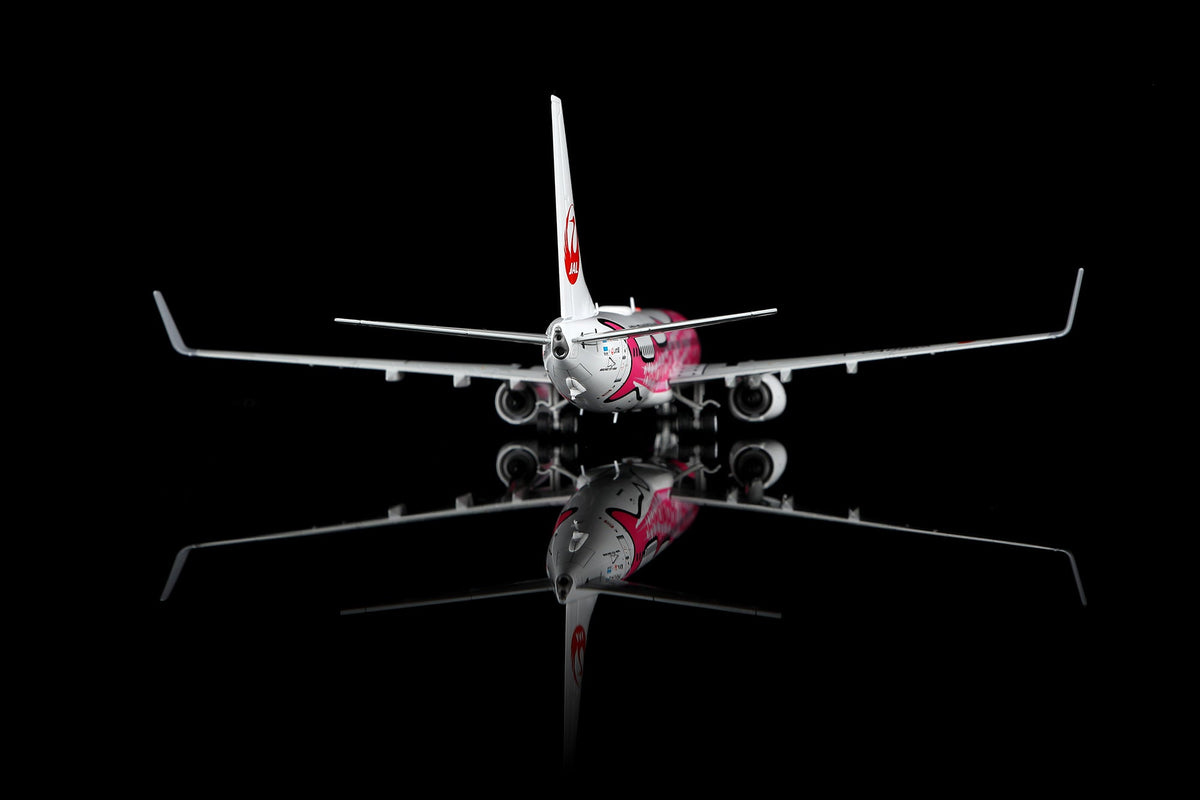 SQ Wings L2349FD 1:200 Japan Transocean Air B737-800 JA06RK Sakura Jimbei/"Flaps Down"