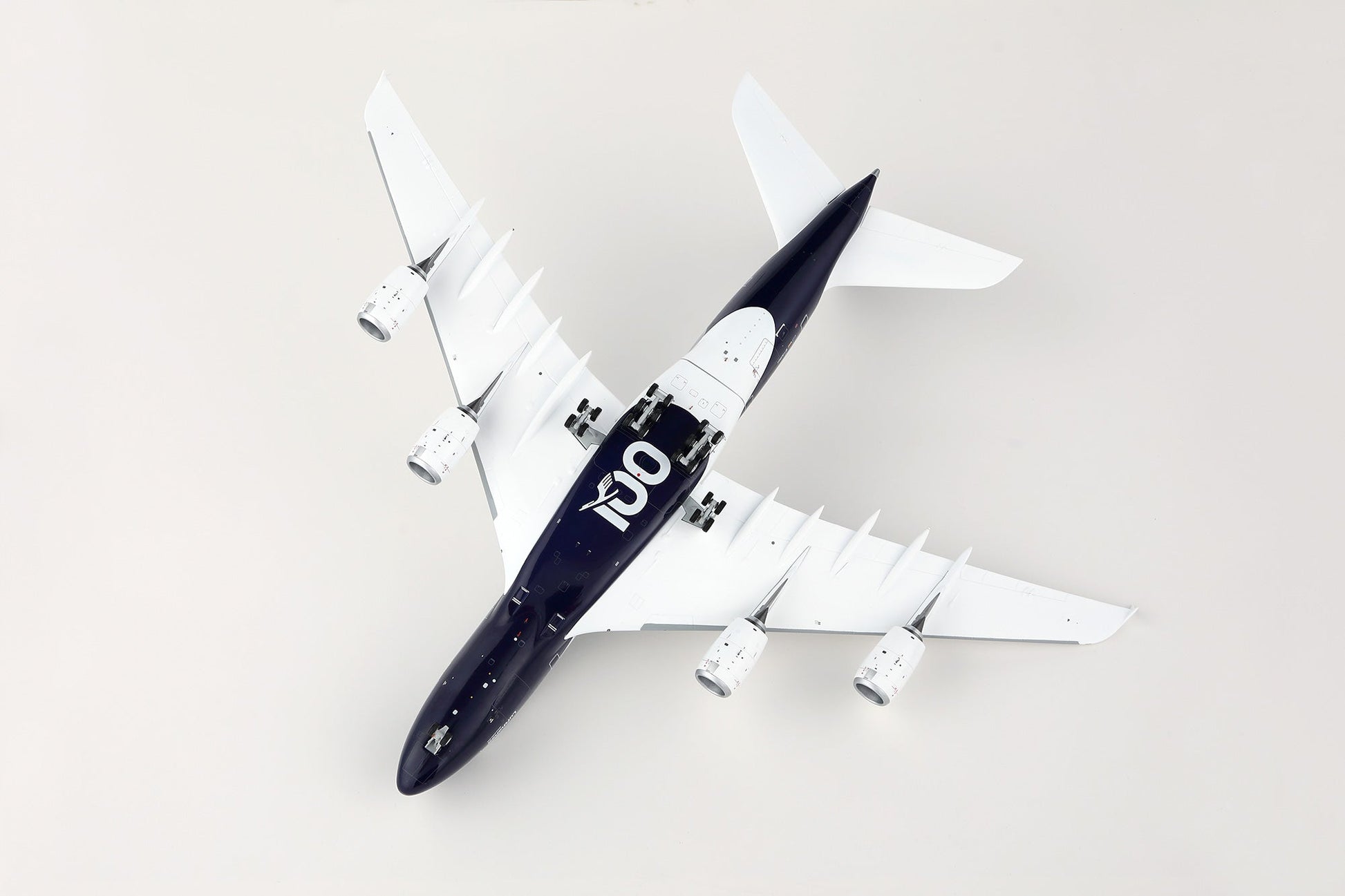SQ Wings L2350FD 1:200 Lufthansa A380 D-AIMH Lufthansa 100th Anniversary Flaps Down