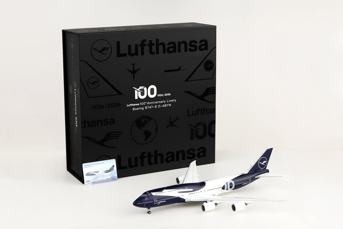 SQ Wings L2355 1:200 Lufthansa 100th 747-8 D-ABYN
