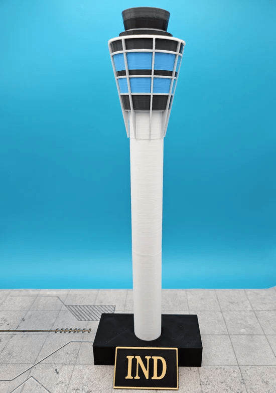 Tarmac Designs 1:200 Indianapolis ATC Tower (IND) - Current (UPDATED)