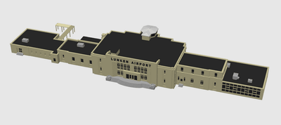 Tarmac Designs 1:200 Lunken Airport Terminal 1936 (LUK)