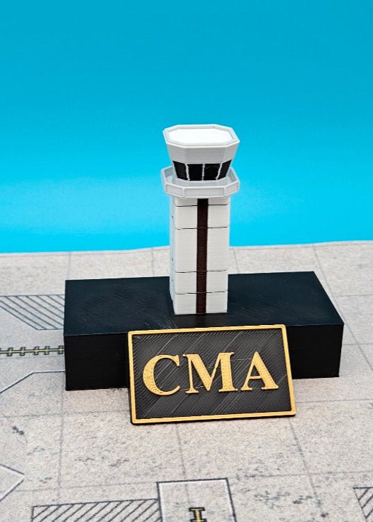 Tarmac Designs 1:400 ATC tower at Camarillo Airport (CMA) ATC tower