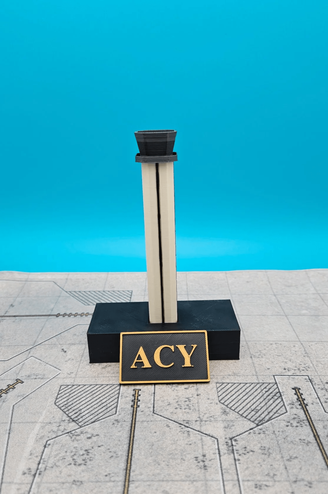 Tarmac Designs 1:400 Atlantic City International Airport (ACY) Air Traffic Control Tower