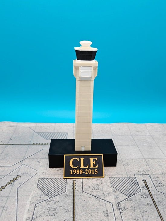 Tarmac Designs 1:400 Cleveland Hopkins International Airport ATC Tower 1988 - 2015 (CLE)