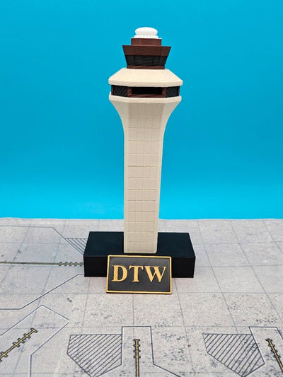 Tarmac Designs 1:400 Detroit Metropolitan Wayne County Airport (DTW) ATC tower