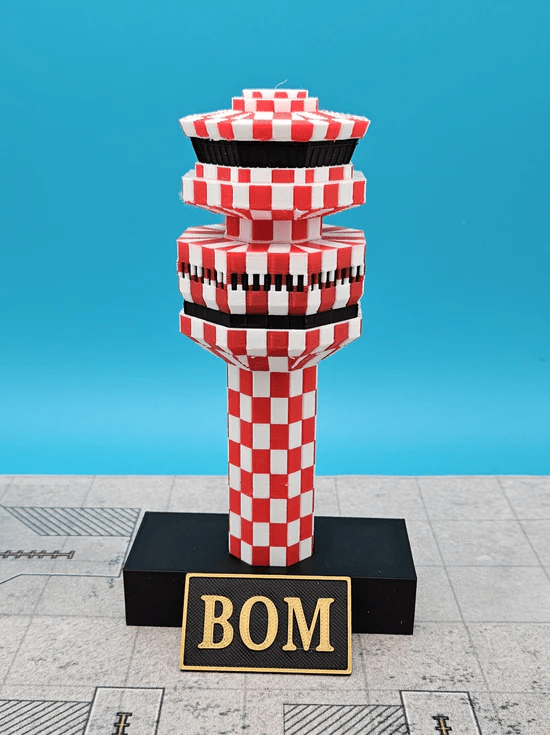 Tarmac Designs 1:400 Old Mumbai Airport ATC Tower (BOM)