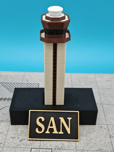 Tarmac Designs 1:400 San Diego International Airport ATC Tower (SAN)