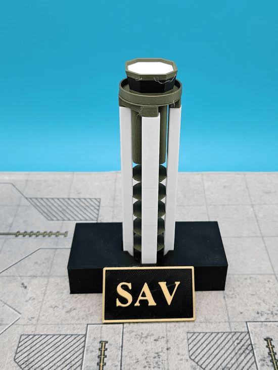 Tarmac Designs 1:400 Savannah/Hilton Head International Airport ATC Tower (SAV)