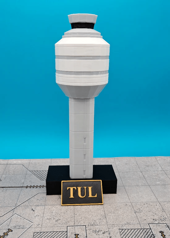 Tarmac Designs 1:400 Tulsa ATC Tower (TUL) NEW Under Construction