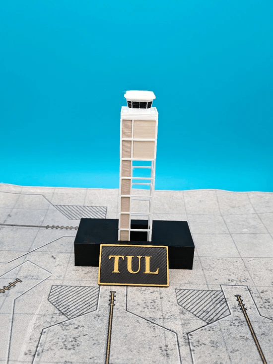 Tarmac Designs 1:400 Tulsa International Airport ATC Tower (TUL)