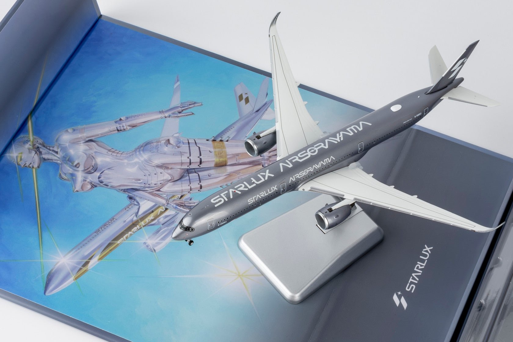 NG Models 57045 1:400 Starlux A350-1000 Airsorayama Silver ULT