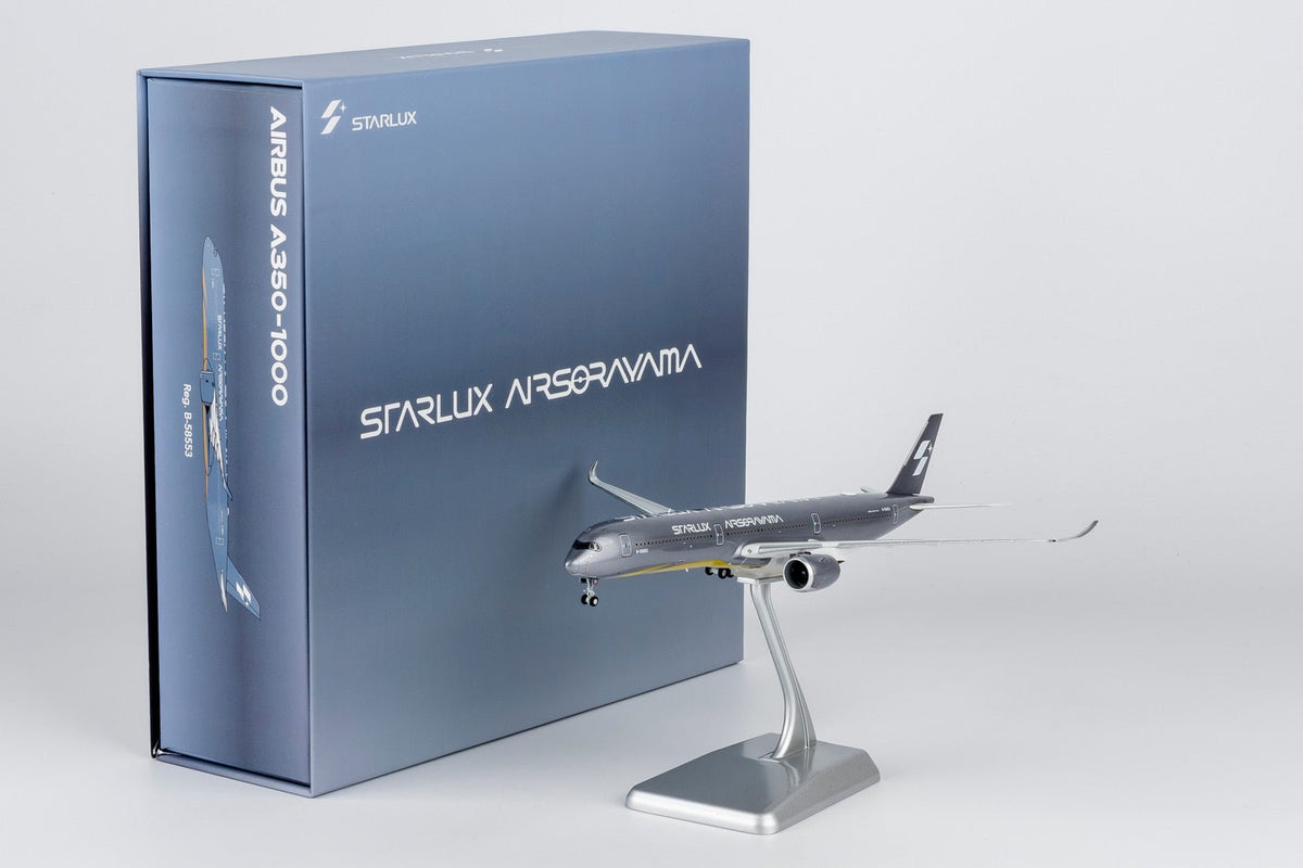 [ULTIMATE] NG Models 57045 1:400 Starlux Airlines A350-1000 B-58553 (Airsorayama Silver; Luxurious packaging)