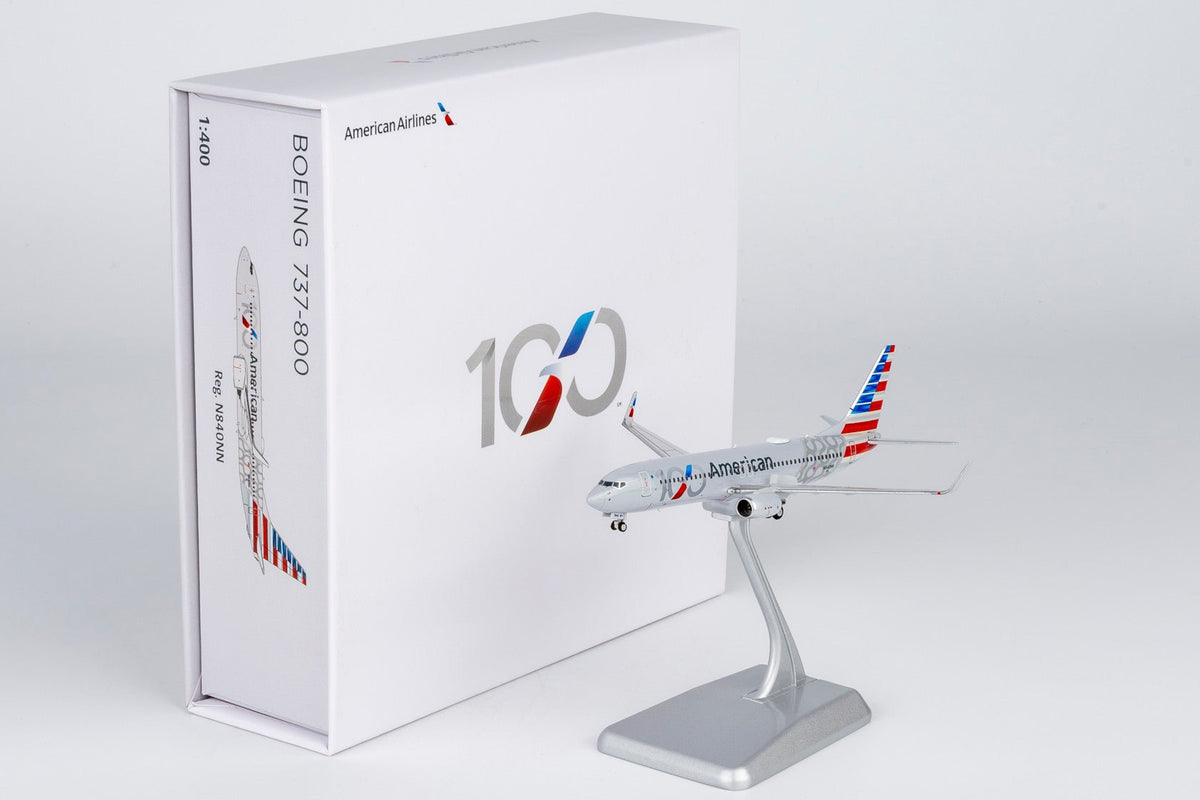 [ULTIMATE] NG Models 58258 1:400 American Airlines 737-800/w N840NN (100th Anniversary; Luxurious packaging)