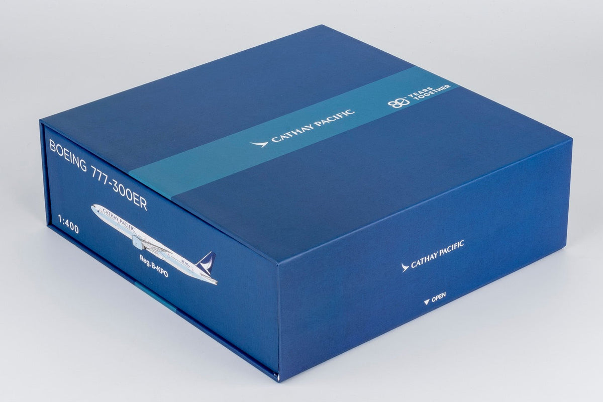 [ULTIMATE] NG Models 73107 1:400 Cathay Pacific Airways 777-300ER B-KPO (large titles; "80 Years Together" sticker; Luxurious packaging)
