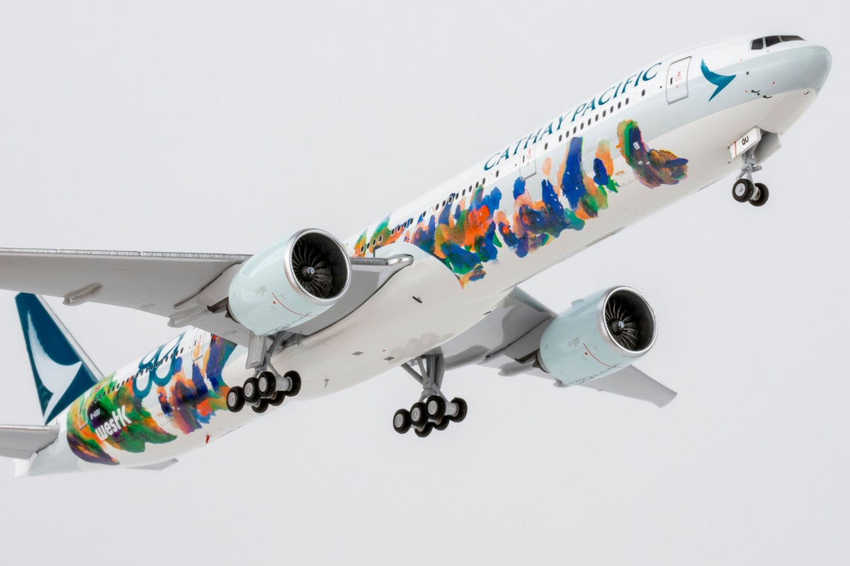 [ULTIMATE] NG Models 73109 1:400 Cathay Pacific Airways 777-300ER B-KQU (The Spirit of HongKong - West Kowloon Cultural District)