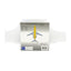 V1:400 1:400 scale Hughes Airwest DC-9-14 N948L diecast model - packaging back with specifications