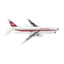V1:400 1:400 scale Trans World Airlines Boeing 767-300 N691LF diecast model - front three-quarter view