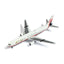 V1:400 1:400 scale Trans World Airlines Boeing 767-300 Globe Scheme N634TW diecast model - front three-quarter view