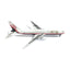 V1:400 1:400 scale Trans World Airlines Boeing 767-300 Globe Scheme N634TW diecast model - right side profile