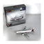 V1:400 1:400 scale Trans World Airlines Boeing 767-300 Globe Scheme N634TW diecast model - packaging with the model