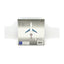 V1:400 1:400 scale Northwest Airlines Boeing 727-200 N716RC diecast model - packaging back with specifications