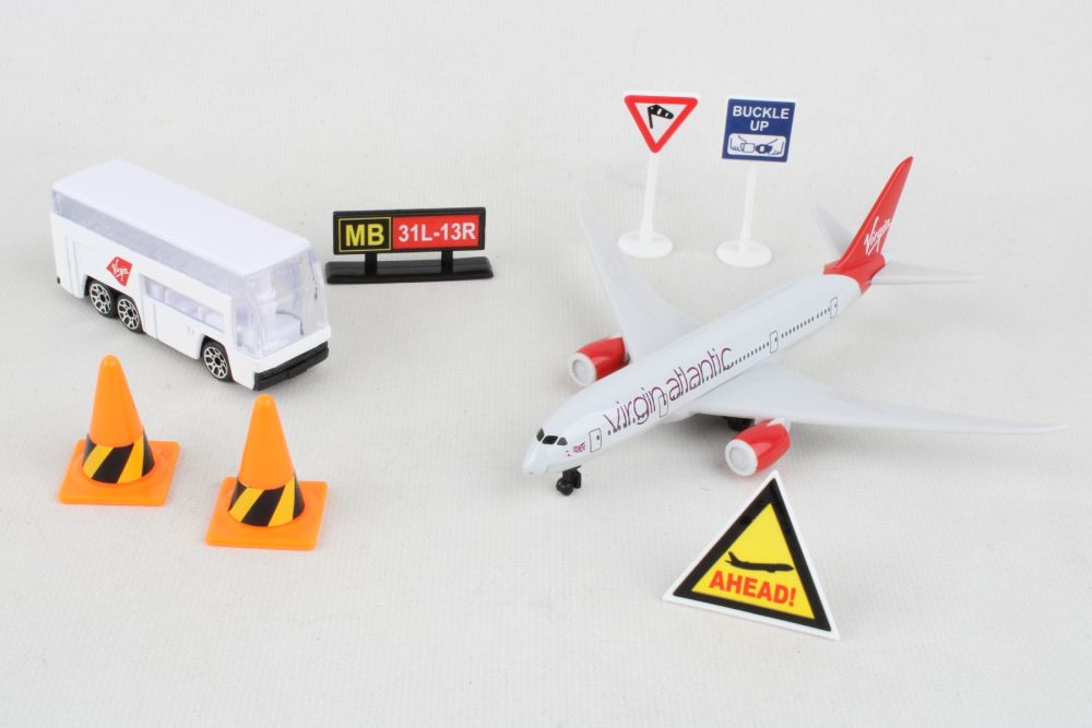 Daron RT1701 Virgin Atlantic Small Airport Playset – MTS Aviation