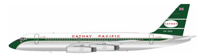 Pre-Order Whitebox WB-CV-880-003P 1:200 Cathay Pacific Convair CV-880