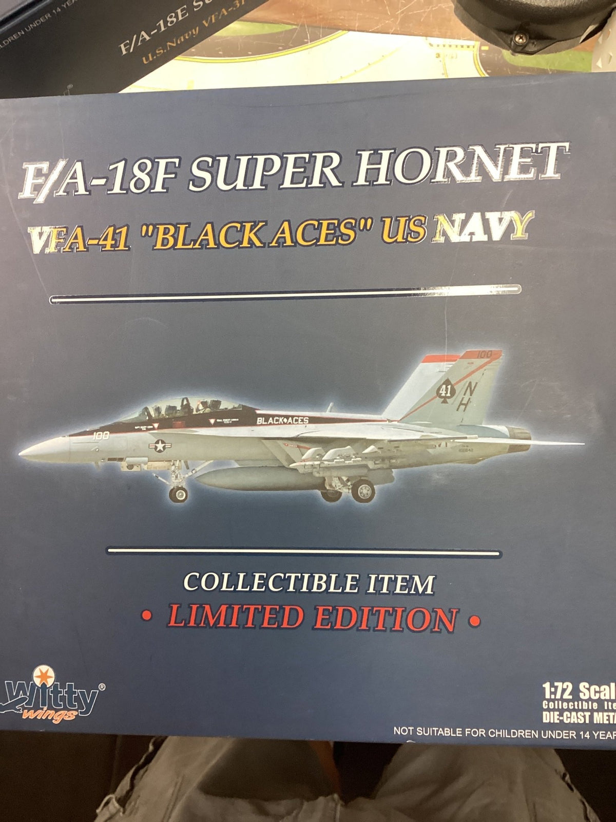 Witty Wings WTW - 72 - 008 - 013 1:72 F/a - 18F VFA - 41 “Black Aces"