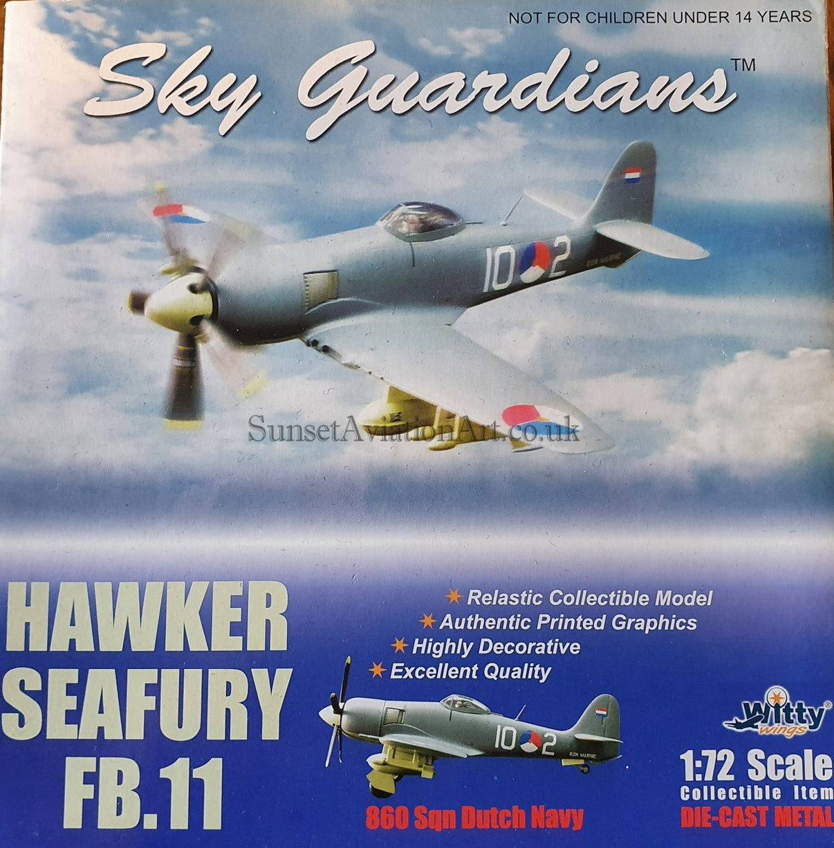 Witty Wings 1/72 A-7E Corsair US Navy VA-87 Golden Warriors - Avion Miniature Neuf, Boîte Légèrement Usée