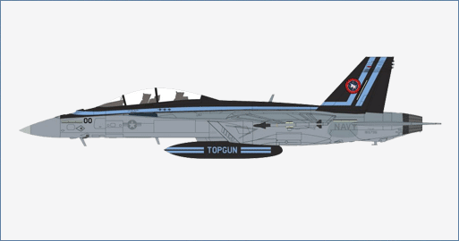 Hobby Master HA5130 1:72 F/A - 18F "TOPGUN 50th Anniversary Scheme" 165796, NAWDC, US Navy