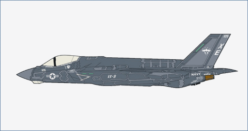 Hobby Master HA6207 1:72 F-35C Lightning II "Vampires" US Navy