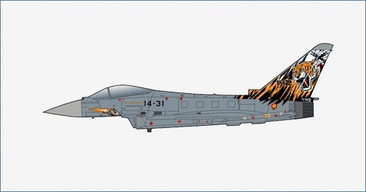 Pre-Order Hobby Master HA6618 1:72 Eurofighter Typhoon "NATO Tiger Meet 2018"