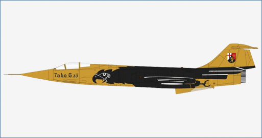 Hobby Master HA1071 1:72 F - 104G Starfighter "JaboG 33 Farewell"