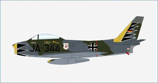 Hobby Master HA4319 1:72 Canadair Sabre Mk.6 JA - 344