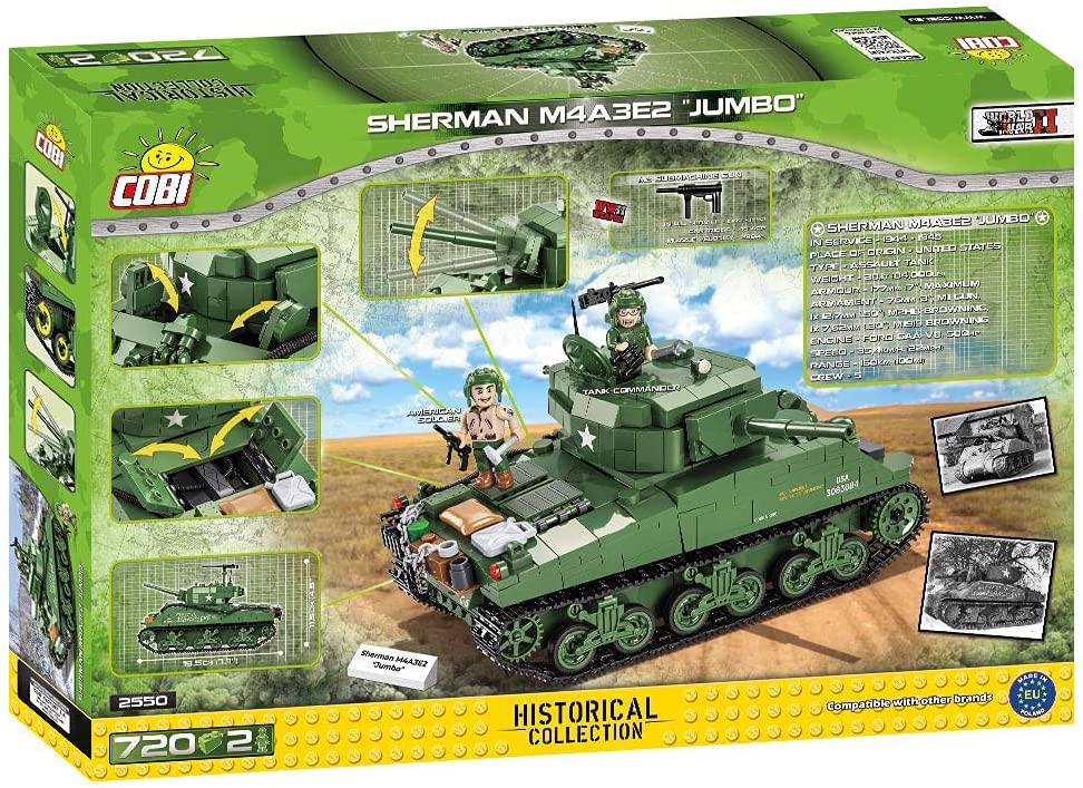 COBI 2550 Sherman M4A3E2 Jumbo
