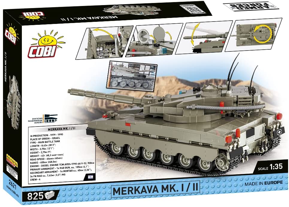 COBI 2621 Merkava Mk. 1/2