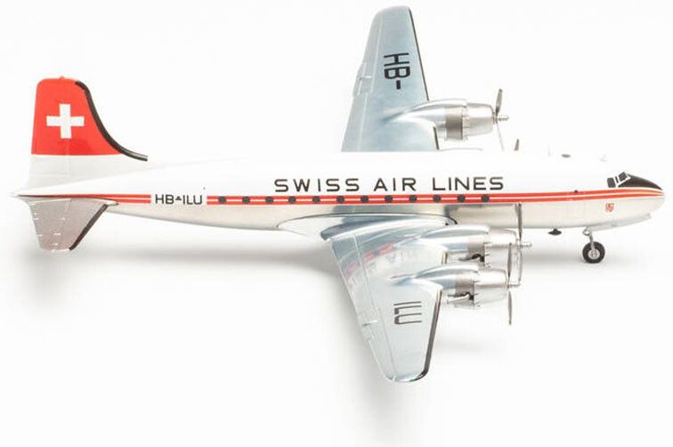 Herpa HE571357 1:200 Swiss Air Lines Douglas DC-4