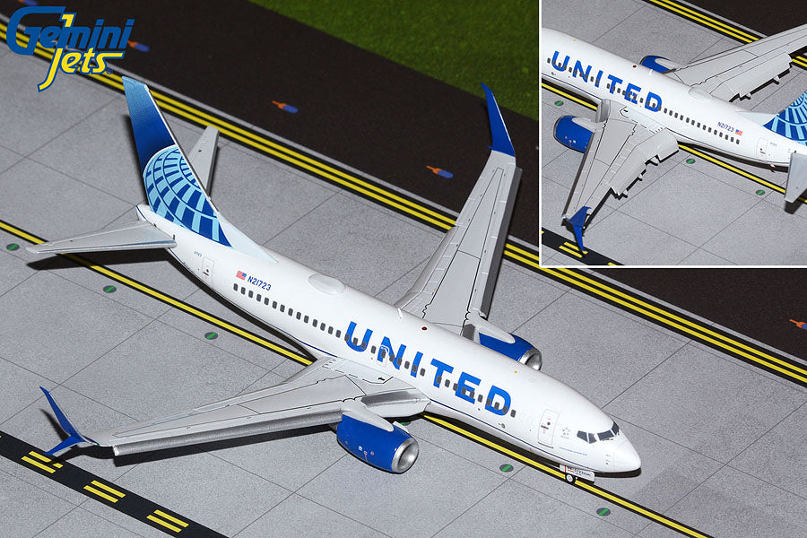 Gemini Jets G2UAL1014F 1:200 United Airlines Boeing 737-700 (Flaps Down)