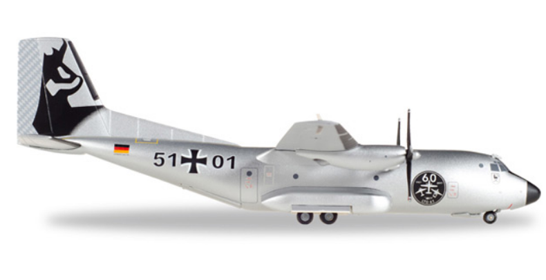 Herpa Wings 558655 1:200 Luftwaffe Transall C-160