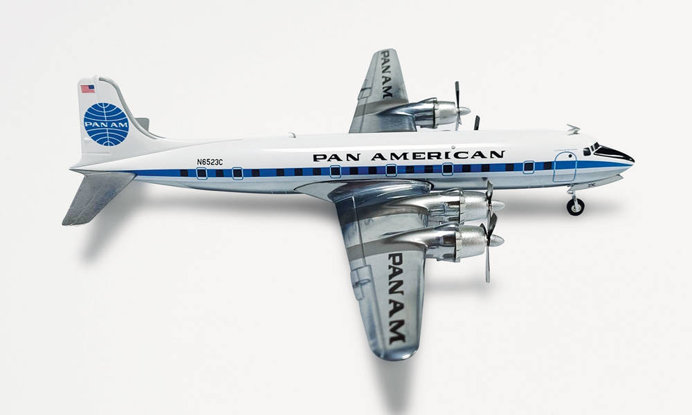 Herpa 572187 1:200 DC-6B Pan Am Clipper Betsy Ross