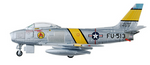 Hogan Wings 7419 1:200 USAF F-86F Sabre