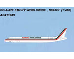 Aero Classics AC41189 1:400 Emery Worldwide Dc-8-63F