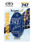 Plane Tags Atlas Air Boeing 747-200 N522MC (Blue)