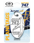 Plane Tags Atlas Air Boeing 747-200 N522MC (White)